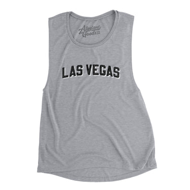 Las Vegas Varsity Women's Flowey Scoopneck Muscle Tank-Allegiant Goods Co. Vintage Sports Apparel