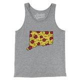 Connecticut Pizza State Men/Unisex Tank Top-Allegiant Goods Co. Vintage Sports Apparel