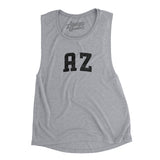 AZ Varsity Women's Flowey Scoopneck Muscle Tank-Allegiant Goods Co. Vintage Sports Apparel