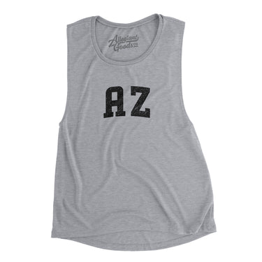 AZ Varsity Women's Flowey Scoopneck Muscle Tank-Allegiant Goods Co. Vintage Sports Apparel