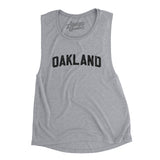 Oakland Varsity Women's Flowey Scoopneck Muscle Tank-Allegiant Goods Co. Vintage Sports Apparel