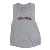Tuscaloosa Varsity Women's Flowey Scoopneck Muscle Tank-Athletic Heather-Allegiant Goods Co. Vintage Sports Apparel