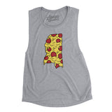 Mississippi Pizza State Women's Flowey Scoopneck Muscle Tank-Allegiant Goods Co. Vintage Sports Apparel