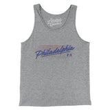Philadelphia Retro Men/Unisex Tank Top-Allegiant Goods Co. Vintage Sports Apparel