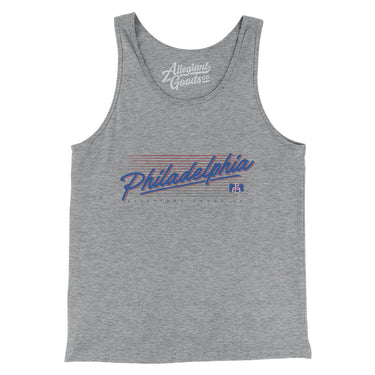 Philadelphia Retro Men/Unisex Tank Top-Allegiant Goods Co. Vintage Sports Apparel