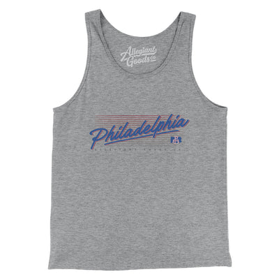 Philadelphia Retro Men/Unisex Tank Top-Athletic Heather-Allegiant Goods Co. Vintage Sports Apparel