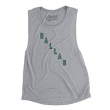 Dallas Hockey Jersey Women's Flowey Scoopneck Muscle Tank-Allegiant Goods Co. Vintage Sports Apparel