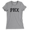 Phx Varsity Women's T-Shirt-Athletic Heather-Allegiant Goods Co. Vintage Sports Apparel
