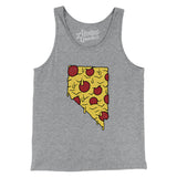 Nevada Pizza State Men/Unisex Tank Top-Allegiant Goods Co. Vintage Sports Apparel