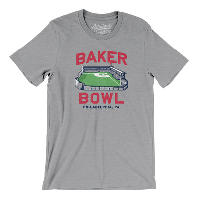 Baker Bowl Men/Unisex T-Shirt-Athletic Heather-Allegiant Goods Co. Vintage Sports Apparel