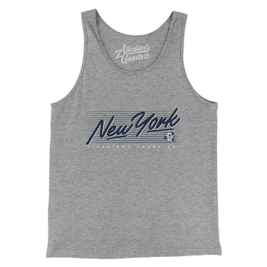 New York Retro Men/Unisex Tank Top-Allegiant Goods Co. Vintage Sports Apparel