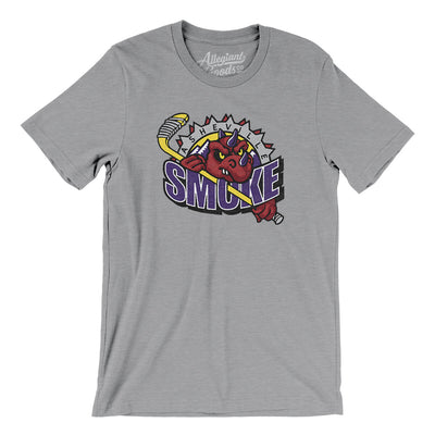 Asheville Smoke Men/Unisex T-Shirt-Athletic Heather-Allegiant Goods Co. Vintage Sports Apparel