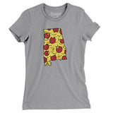 Alabama Pizza State Women's T-Shirt-Allegiant Goods Co. Vintage Sports Apparel
