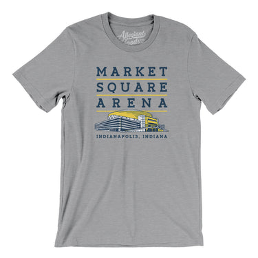 Market Square Arena Indianapolis Men/Unisex T-Shirt-Allegiant Goods Co. Vintage Sports Apparel