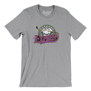 Roanoke Express Men/Unisex T-Shirt-Allegiant Goods Co. Vintage Sports Apparel