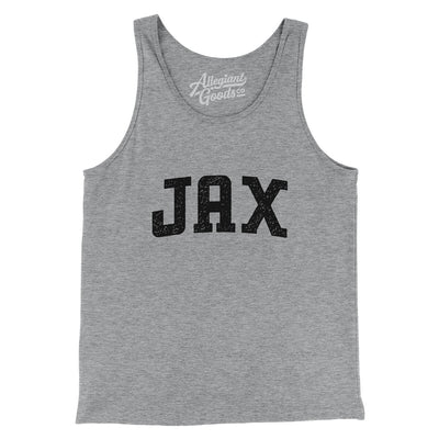 Jax Varsity Men/Unisex Tank Top-Athletic Heather-Allegiant Goods Co. Vintage Sports Apparel