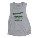 Yellowstone National Park Women's Flowey Scoopneck Muscle Tank-Allegiant Goods Co. Vintage Sports Apparel