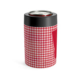 Georgia Houndstooth Can Cooler-Allegiant Goods Co. Vintage Sports Apparel