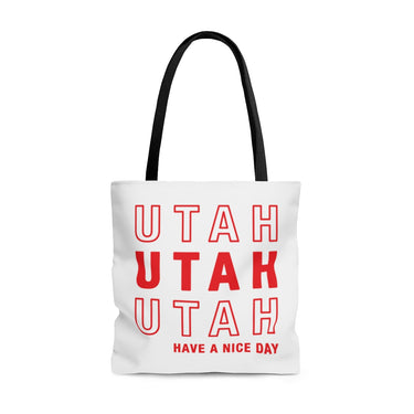 Utah Retro Thank You Tote Bag-Allegiant Goods Co. Vintage Sports Apparel