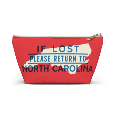 If Lost Return to North Carolina Accessory Bag-Allegiant Goods Co. Vintage Sports Apparel