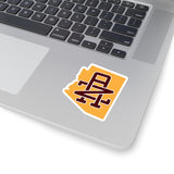 Arizona Home State Sticker (Navy Blue & Yellow)-Allegiant Goods Co. Vintage Sports Apparel