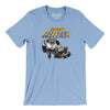 Detroit Falcons Men/Unisex T-Shirt-Baby Blue-Allegiant Goods Co. Vintage Sports Apparel