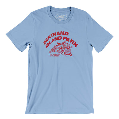 Bertrand Island Amusement Park New Jersey Men/Unisex T-Shirt-Baby Blue-Allegiant Goods Co. Vintage Sports Apparel