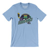 Jacksonville Lizard Kings Men/Unisex T-Shirt-Baby Blue-Allegiant Goods Co. Vintage Sports Apparel