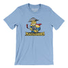 Miami Matadors Men/Unisex T-Shirt-Baby Blue-Allegiant Goods Co. Vintage Sports Apparel