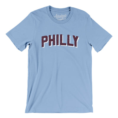 Philly Varsity Men/Unisex T-Shirt-Baby Blue-Allegiant Goods Co. Vintage Sports Apparel