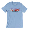 Shaheen's Fun-O-Rama Amusement Park Men/Unisex T-Shirt-Baby Blue-Allegiant Goods Co. Vintage Sports Apparel