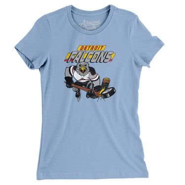 Detroit Falcons Women's T-Shirt-Allegiant Goods Co. Vintage Sports Apparel