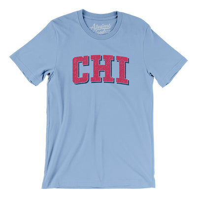 Chi Varsity Men/Unisex T-Shirt-Baby Blue-Allegiant Goods Co. Vintage Sports Apparel