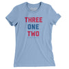 Chicago 312 Women's T-Shirt-Baby Blue-Allegiant Goods Co. Vintage Sports Apparel
