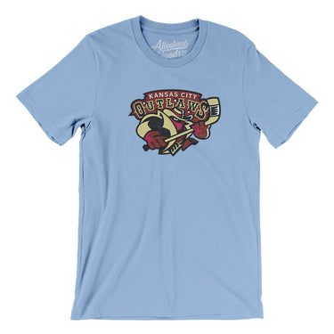 Kansas City Outlaws Men/Unisex T-Shirt-Allegiant Goods Co. Vintage Sports Apparel