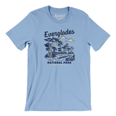 Everglades National Park Men/Unisex T-Shirt-Baby Blue-Allegiant Goods Co. Vintage Sports Apparel