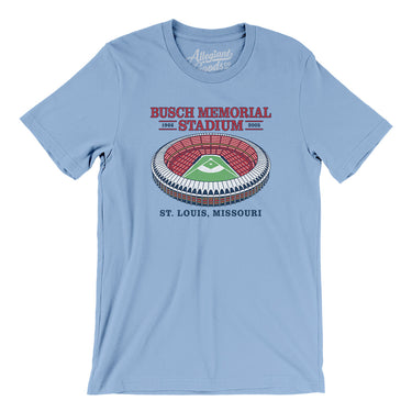 Busch Memorial Stadium Men/Unisex T-Shirt-Allegiant Goods Co. Vintage Sports Apparel
