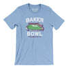 Baker Bowl Men/Unisex T-Shirt-Baby Blue-Allegiant Goods Co. Vintage Sports Apparel