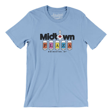 Rochester Midtown Plaza Men/Unisex T-Shirt-Allegiant Goods Co. Vintage Sports Apparel