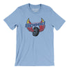 Knoxville Speed Men/Unisex T-Shirt-Baby Blue-Allegiant Goods Co. Vintage Sports Apparel
