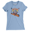 Port Huron Border Cats Women's T-Shirt-Baby Blue-Allegiant Goods Co. Vintage Sports Apparel