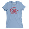 Bertrand Island Amusement Park New Jersey Women's T-Shirt-Baby Blue-Allegiant Goods Co. Vintage Sports Apparel