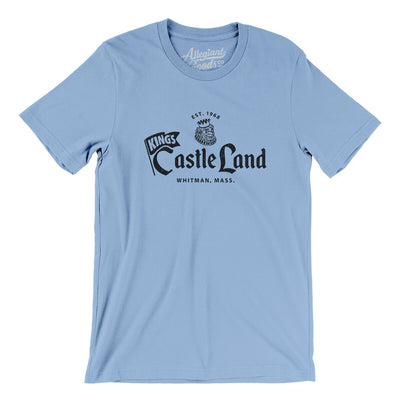 Kings Castle Land Amusement Park Men/Unisex T-Shirt-Baby Blue-Allegiant Goods Co. Vintage Sports Apparel