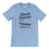 Mount Rainier National Park Men/Unisex T-Shirt-Baby Blue-Allegiant Goods Co. Vintage Sports Apparel