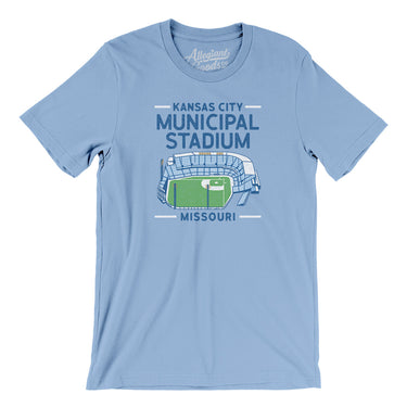 Kansas City Municipal Stadium Men/Unisex T-Shirt-Allegiant Goods Co. Vintage Sports Apparel