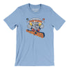 Port Huron Border Cats Men/Unisex T-Shirt-Baby Blue-Allegiant Goods Co. Vintage Sports Apparel