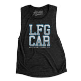 Lfg Car Women's Flowey Scoopneck Muscle Tank-Allegiant Goods Co. Vintage Sports Apparel
