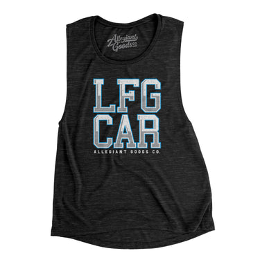 Lfg Car Women's Flowey Scoopneck Muscle Tank-Allegiant Goods Co. Vintage Sports Apparel