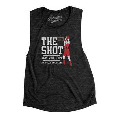 The Shot Women's Flowey Scoopneck Muscle Tank-Allegiant Goods Co. Vintage Sports Apparel