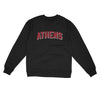 Athens Varsity Midweight Crewneck Sweatshirt-Black-Allegiant Goods Co. Vintage Sports Apparel